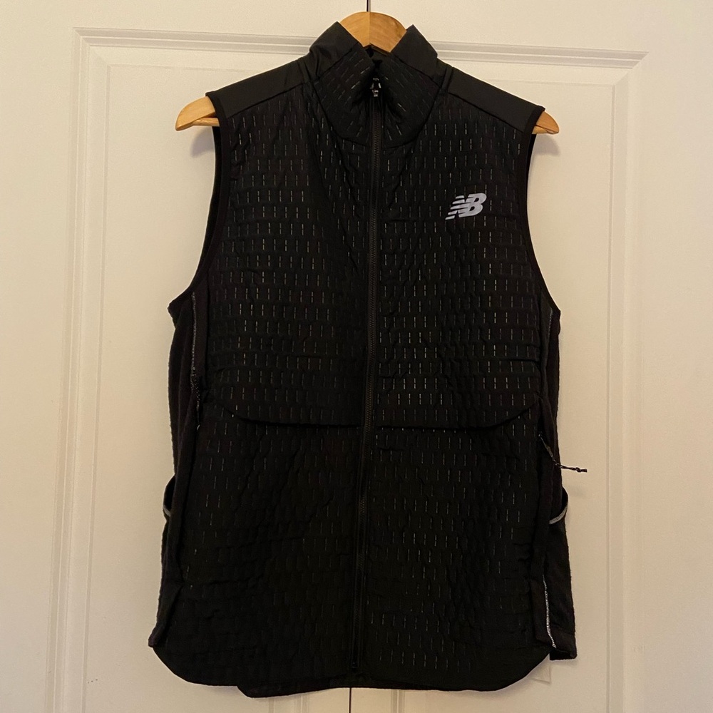 New Balance Black Quilted Vest